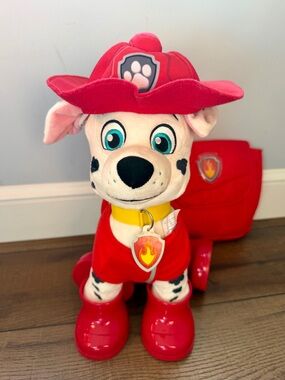 Build a Bear BAB Paw Patrol Marshall Dalmation Dog Stuffed Animal With Outfit
